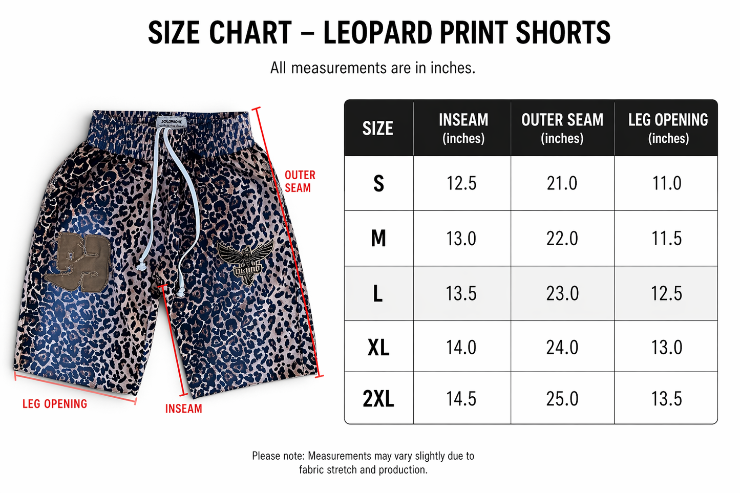Leopard Extendo Shorts