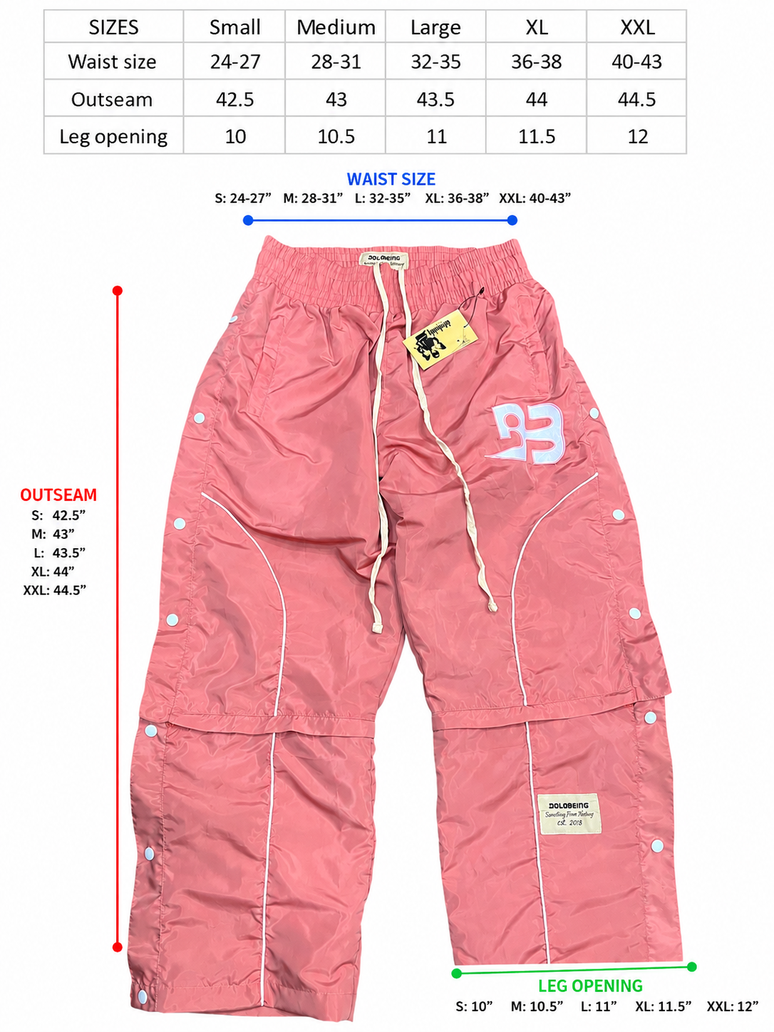 V2 Convertible Windbreaker Pants