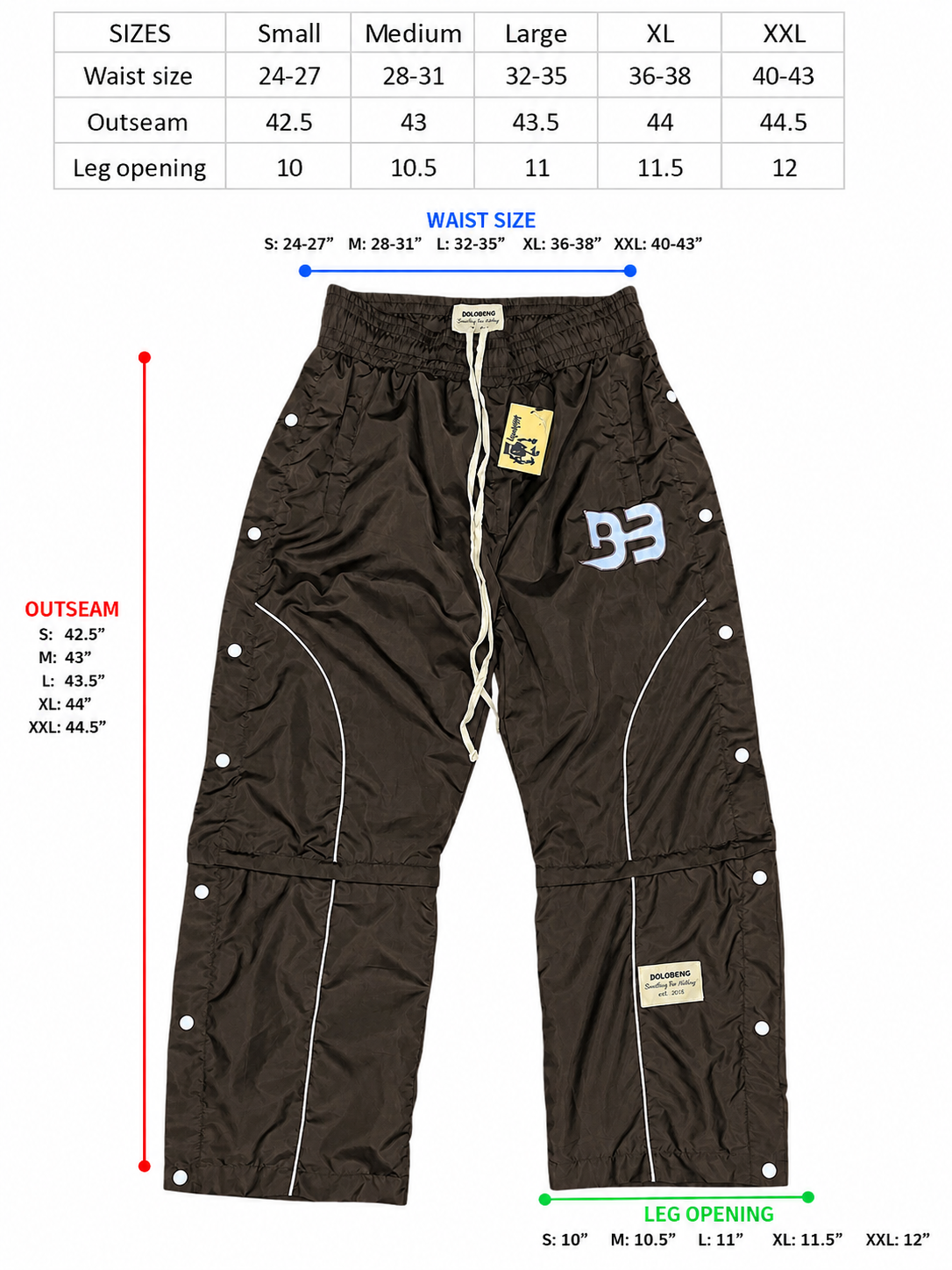 V2 Convertible Windbreaker Pants